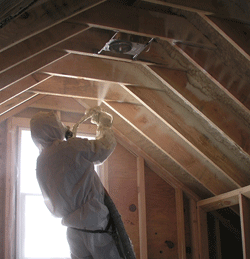 Salem MA attic spray foam insulation